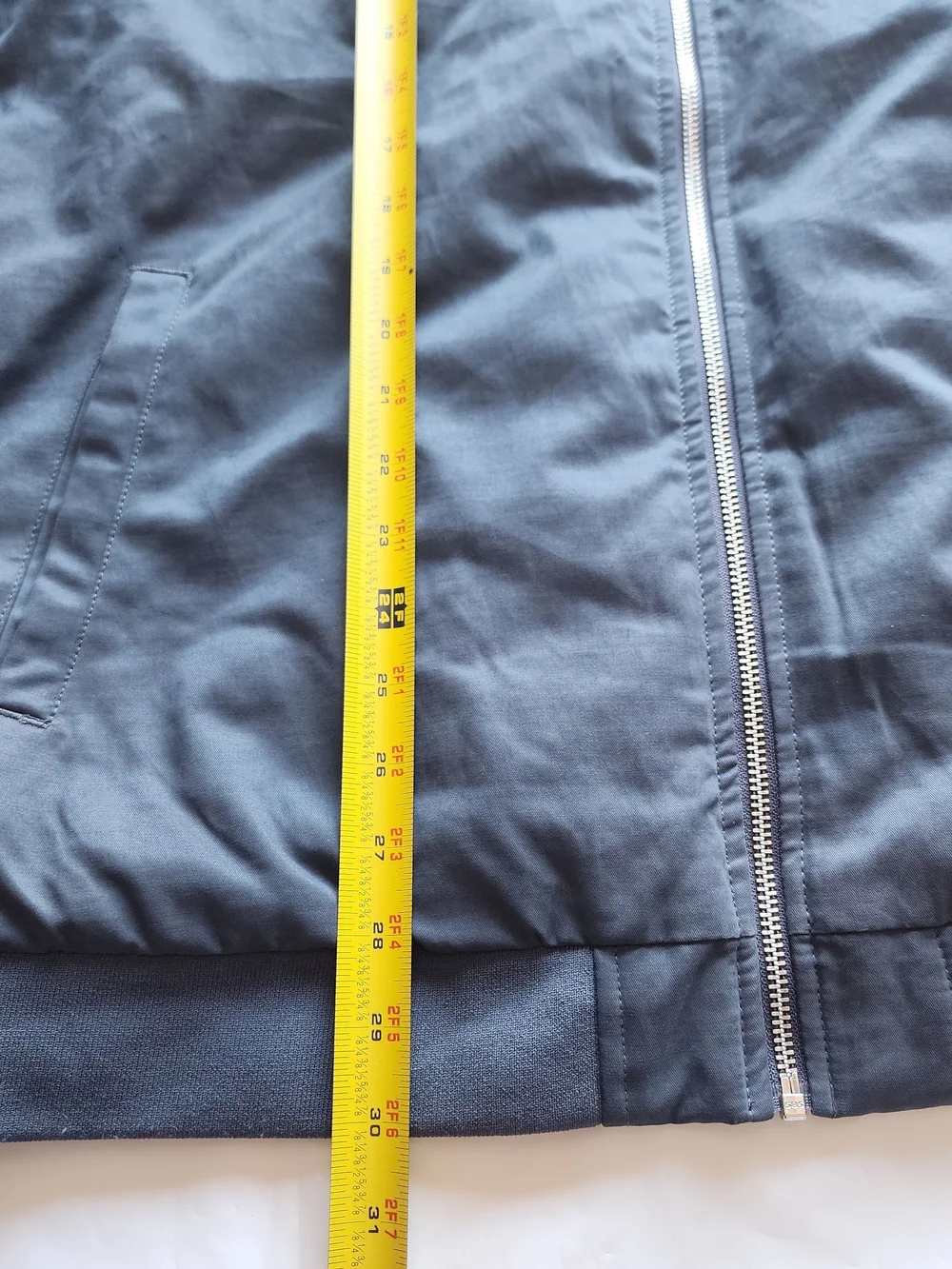 NFL SUPER BOWL LVI LOS ANGELES 2022 MEN'S QUILTED BOMBER JACKET GRAY SIZE XL
